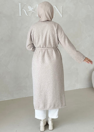 Mantel mit Bindegürtel