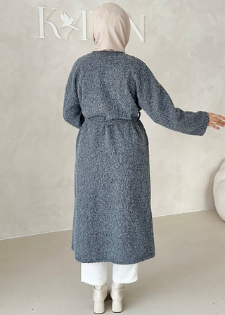 Mantel mit Bindegürtel