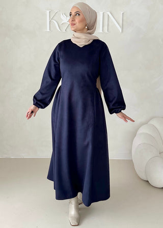 Samt Kleid