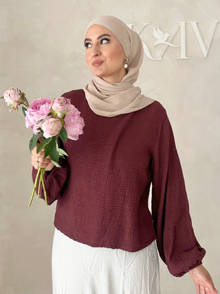Musselin Bluse