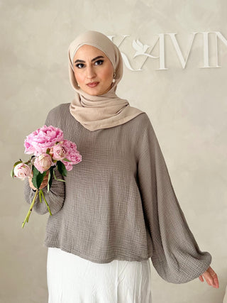 Musselin Bluse