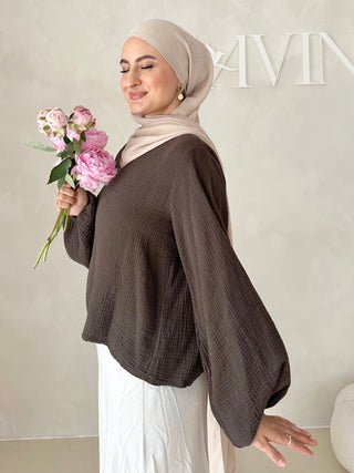 Musselin Bluse
