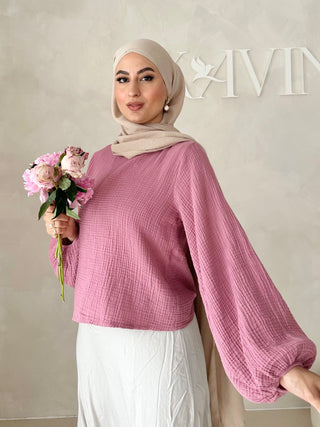 Musselin Bluse