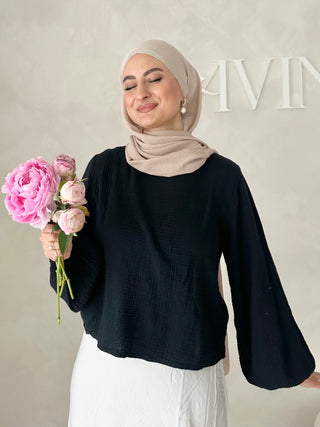 Musselin Bluse