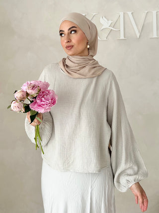 Musselin Bluse