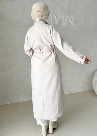 Nika Mantel mit Stehkragen