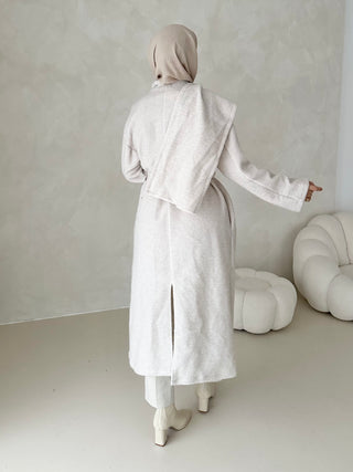 Safa Wollmix Mantel mit ingetriertem Schal