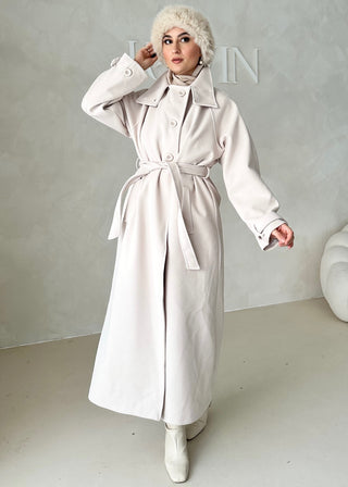 Nika Mantel mit Stehkragen