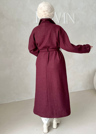 Nika Mantel mit Stehkragen