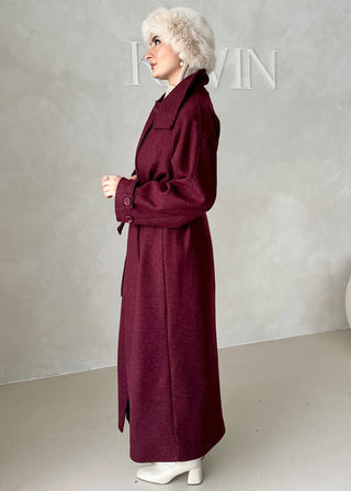 Nika Mantel mit Stehkragen