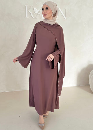 Pearl Kleid MIT Schulterschleppe