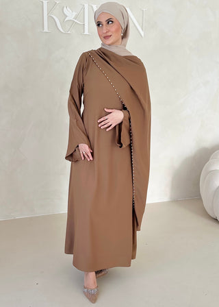 Pearl Kleid MIT Schulterschleppe