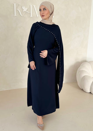 Pearl Kleid MIT Schulterschleppe