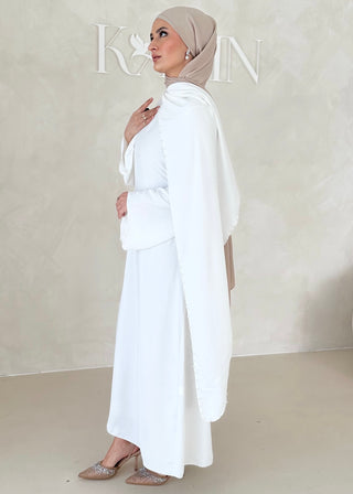 Pearl Kleid MIT Schulterschleppe