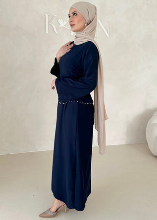 Zweilagiges Pearl Kleid