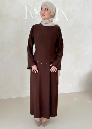 Zweilagiges Pearl Kleid
