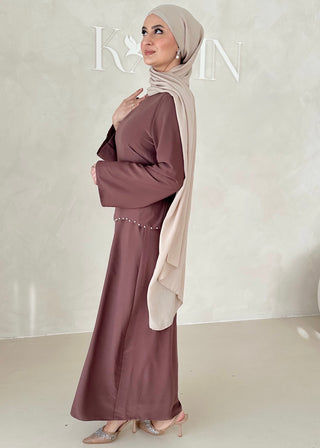 Zweilagiges Pearl Kleid
