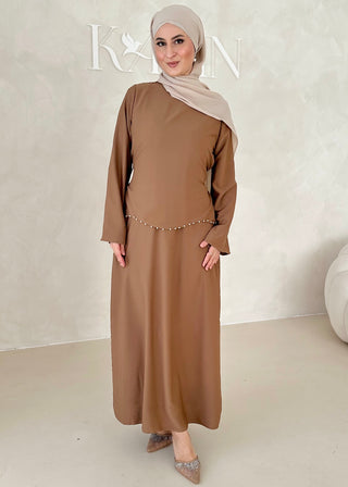 Zweilagiges Pearl Kleid