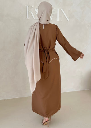 Zweilagiges Pearl Kleid