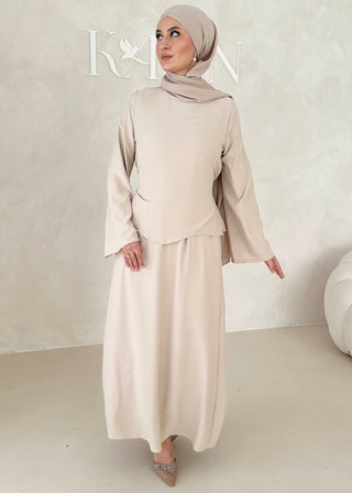 Zweilagiges Pearl Kleid