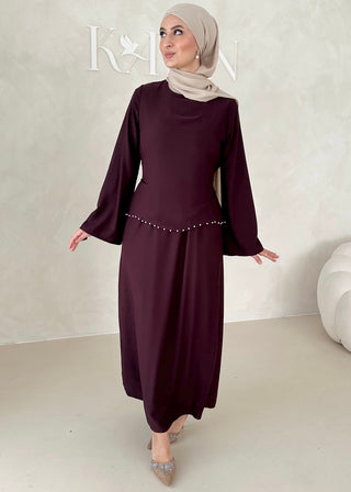 Zweilagiges Pearl Kleid