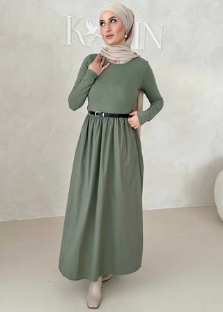 Soél Kleid mit Gürtel