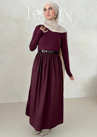 Soél Kleid mit Gürtel