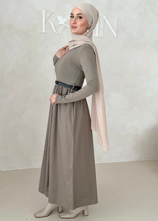 Soél Kleid mit Gürtel