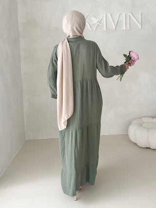 Musselin Boho Kleid