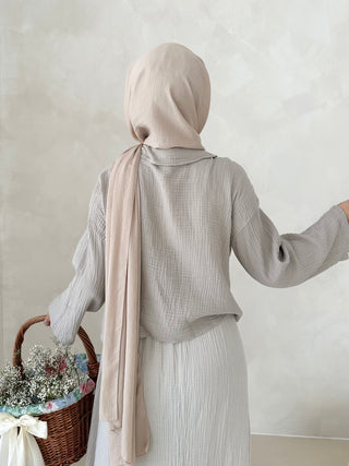 Musselin SHORT Hemd