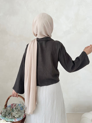 Musselin SHORT Hemd