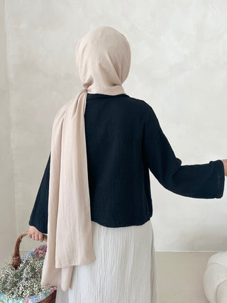 Musselin SHORT Hemd