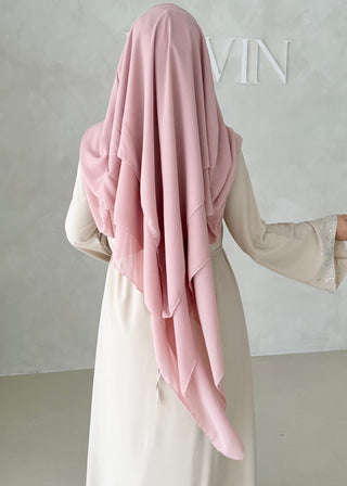 Dreilagiger Chiffon Khimar