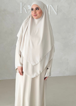 Dreilagiger Chiffon Khimar