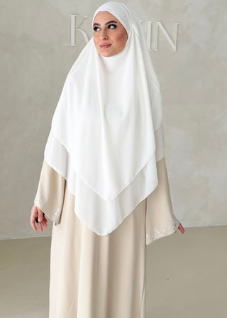 Dreilagiger Chiffon Khimar