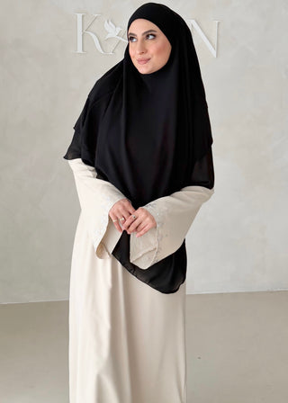 Dreilagiger Chiffon Khimar