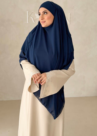 Dreilagiger Chiffon Khimar