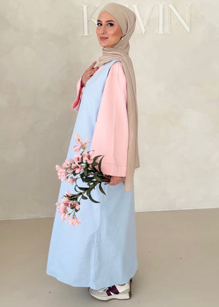 Kurzarm DENIM Kleid