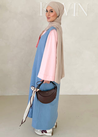 Kurzarm DENIM Kleid
