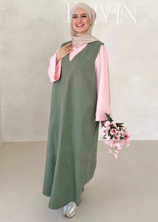 Kurzarm DENIM Kleid