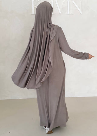 Iman Abaya Set mit Khimar