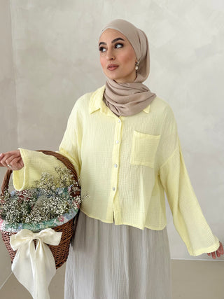 Musselin SHORT Hemd