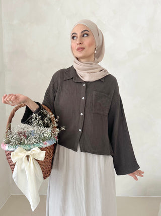 Musselin SHORT Hemd