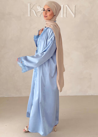 Rosé Abaya-Zweiteiler