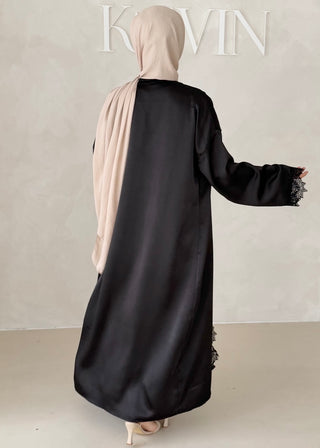 Rosé Abaya-Zweiteiler