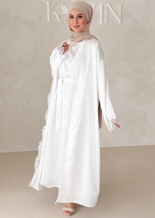 Rosé Abaya-Zweiteiler