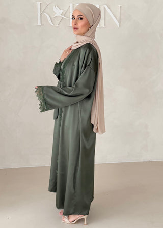 Rosé Abaya-Zweiteiler