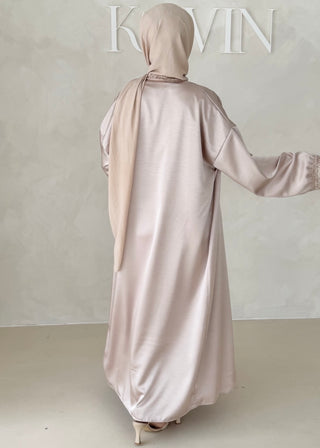 Rosé Abaya-Zweiteiler