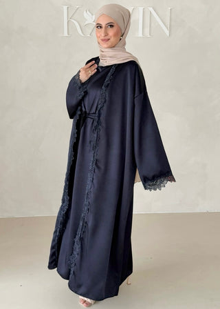 Rosé Abaya-Zweiteiler