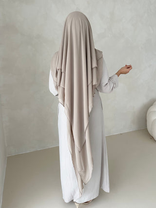 Khimar Chiffon Dreilagig